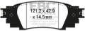 Picture of EBC Greenstuff Brake Pad Sets - DP23080