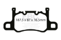 Picture of EBC Redstuff Brake Pad Sets - DP32207C