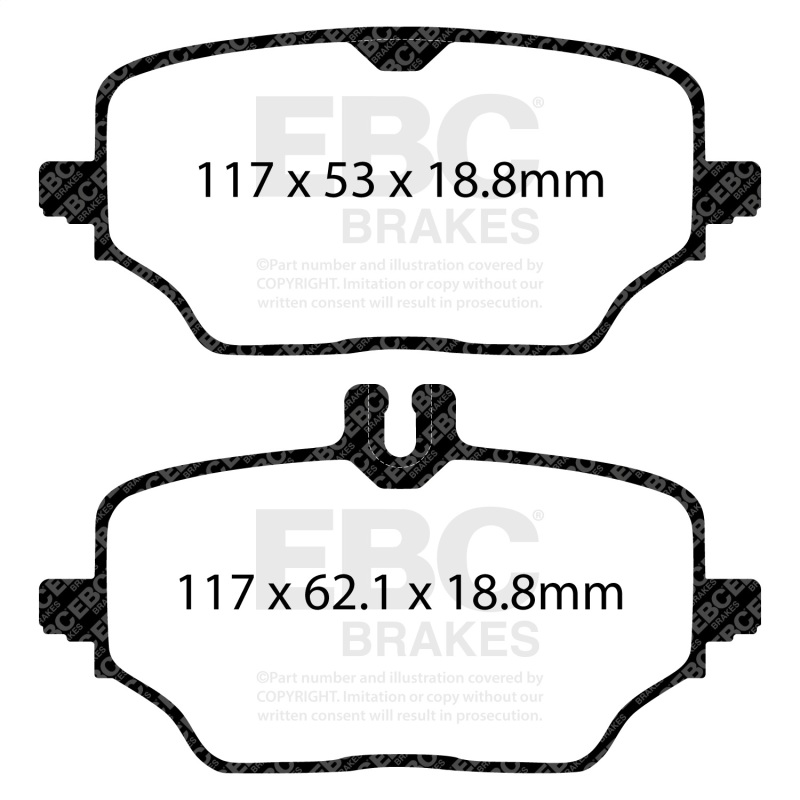 Picture of EBC Yellowstuff Brake Pad Sets - DP42426R