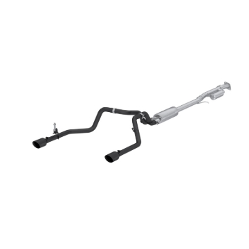 Picture of MBRP 2019+ Chevrolet Silverado 1500 / 2019+ GMC Sierra 1500 Alum. 3in Armor Black Cat-Back Exhaust
