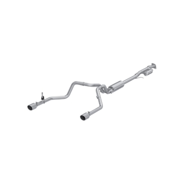 Picture of MBRP 2019+ Chevrolet Silverado 1500 / 2019+ GMC Sierra 1500 Alum. 3in Armor Lite Cat-Back Exhaust