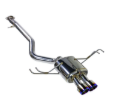 Picture of REMARK 2022+ Toyota GR Corolla Cat-Back Exhaust - Dual Tips Center Exit (Burnt SS)