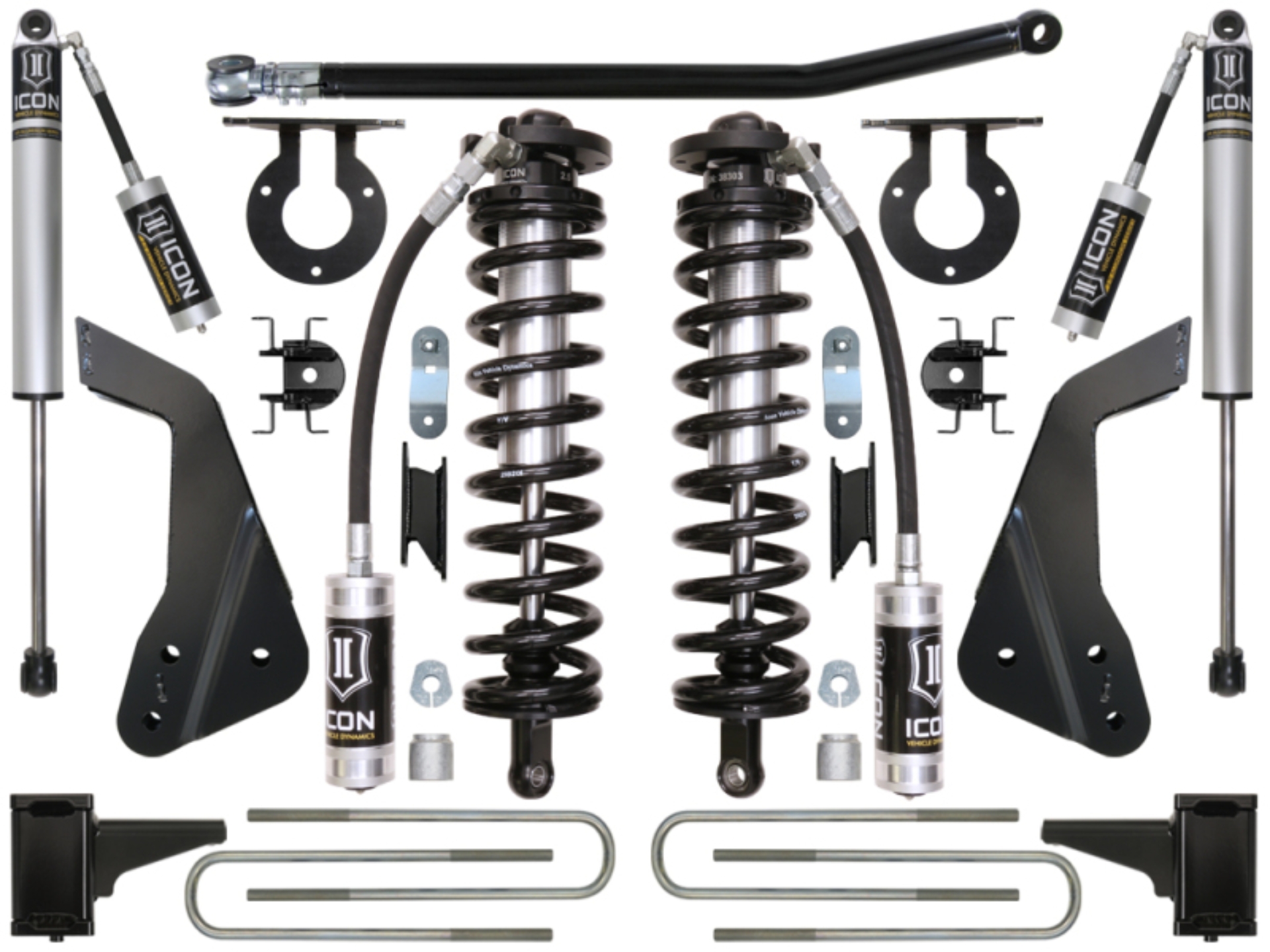 Picture of ICON 08-10 Ford F-250/F-350 4-5.5in Stage 1 Coilover Conversion System