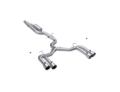 Picture of MBRP 22-24 Audi S3 2.0L Armor Pro T304 SS 3in Cat-Back Quad Split Rear Exhaust - Valve Delete
