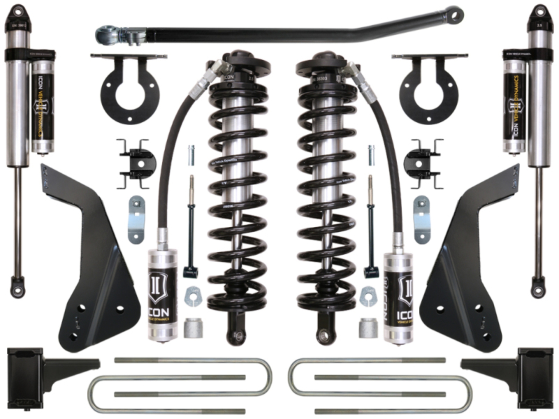 Picture of ICON 05-07 Ford F-250/F-350 4-5.5in Stage 3 Coilover Conversion System