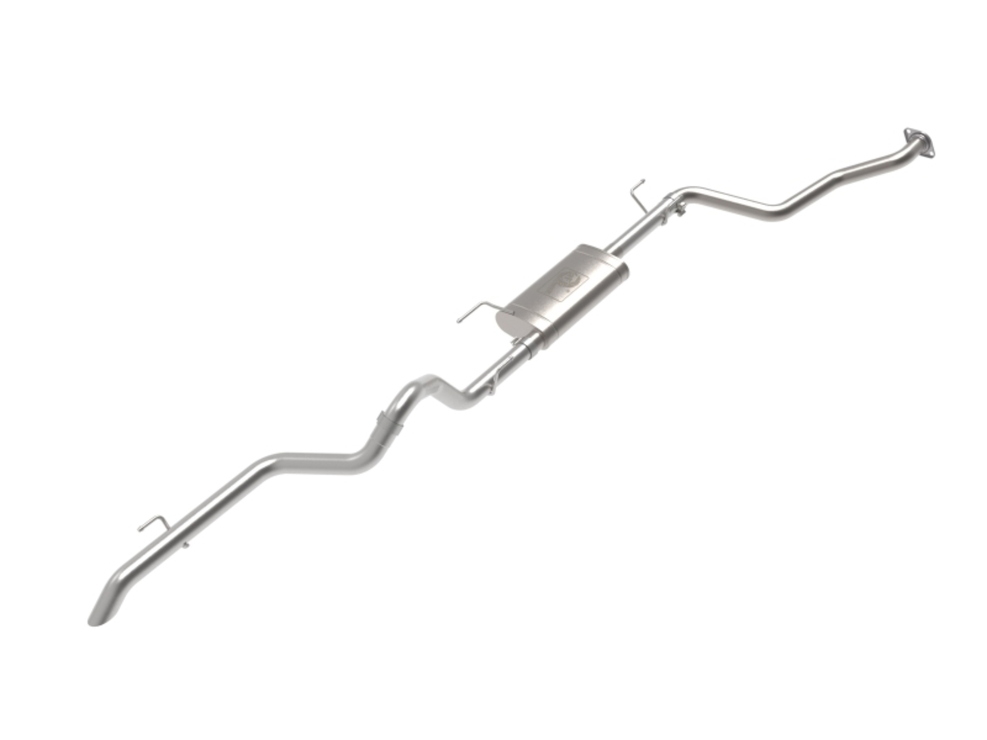 Picture of aFe 2024 Toyota Tacoma L4 2.4L MACH Force-Xp Hi-Tuck 2.5in 304 SS Steel Cat-Back Exhaust