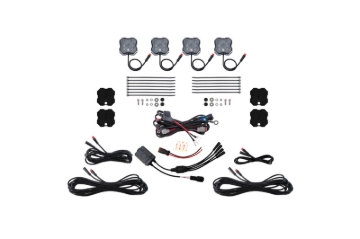 Picture of Diode Dynamics RGBW Rock Light Installer Magnet Mount Kit w/Controller (4-pack)