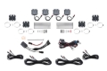 Picture of Diode Dynamics Stage Series SXS Rock Light Installer Kit - RGBW M8 w/Controller (4-pack)