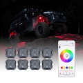Picture of Diode Dynamics Stage Series SXS Rock Light Installer Kit - RGBW M8 w/Controller (8-pack)