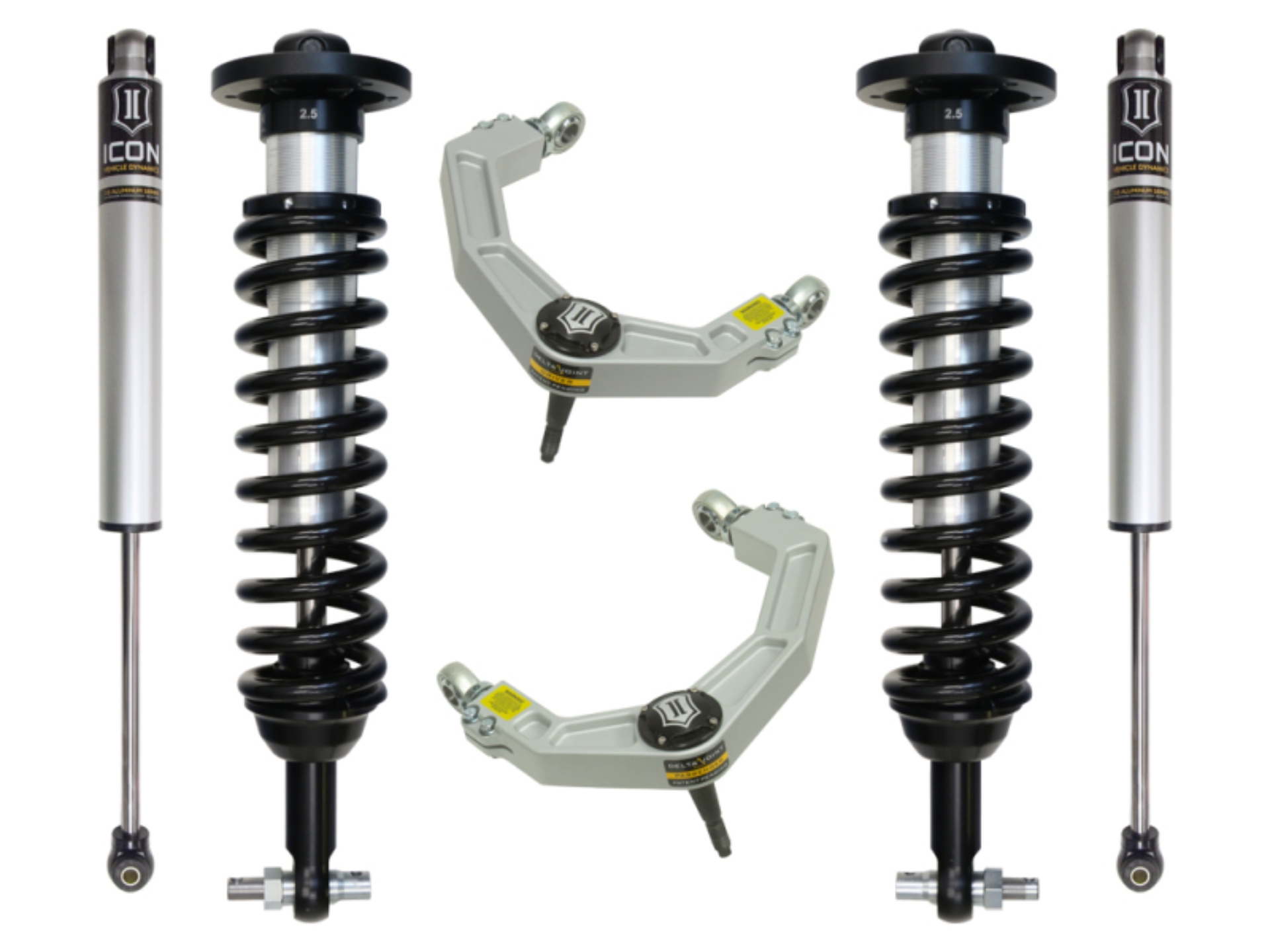 Picture of ICON 2015+ Ford F-150 2WD 0-3in Stage 2 Suspension System w/Billet Uca