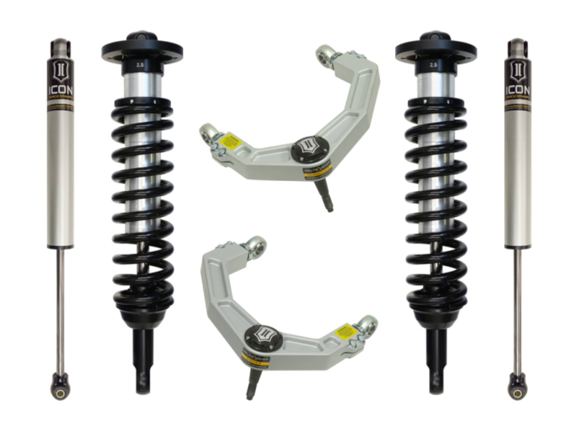 Picture of ICON 04-08 Ford F-150 4WD 0-2.63in Stage 2 Suspension System w/Billet Uca