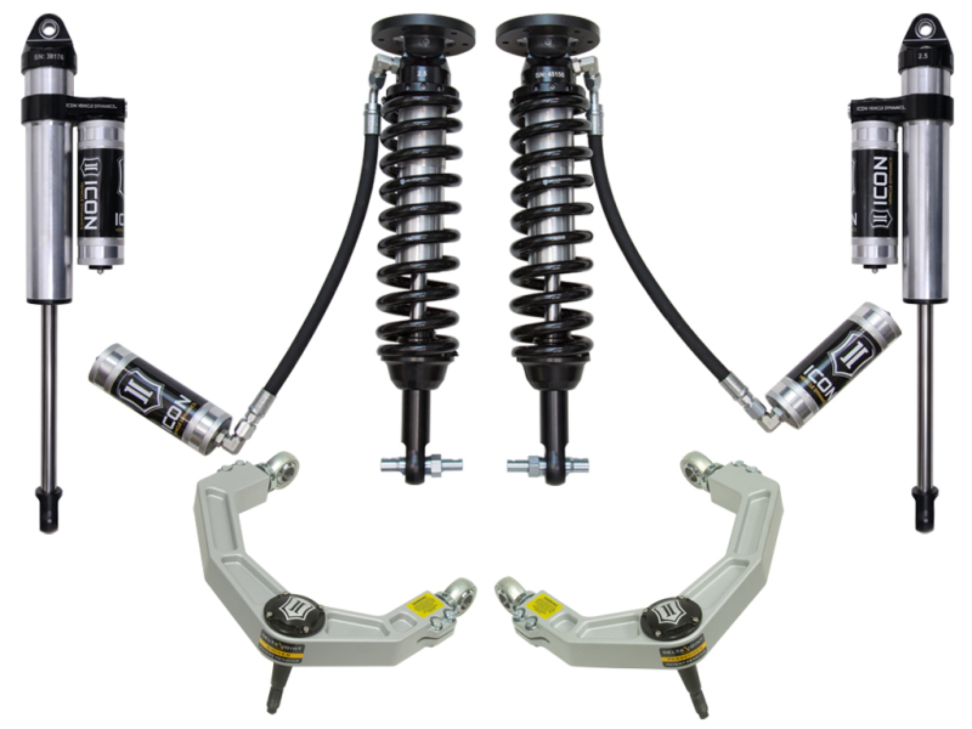 Picture of ICON 2015+ Ford F-150 4WD 2-2.63in Stage 4 Suspension System w/Billet Uca