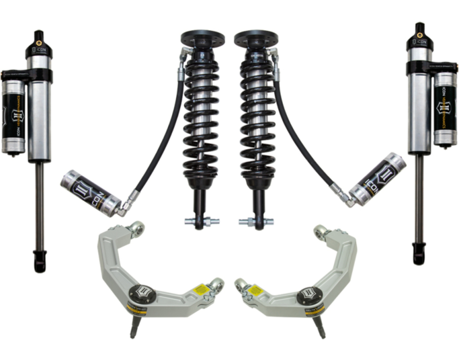 Picture of ICON 2014 Ford F-150 4WD 1.75-2.63in Stage 4 Suspension System w/Billet Uca