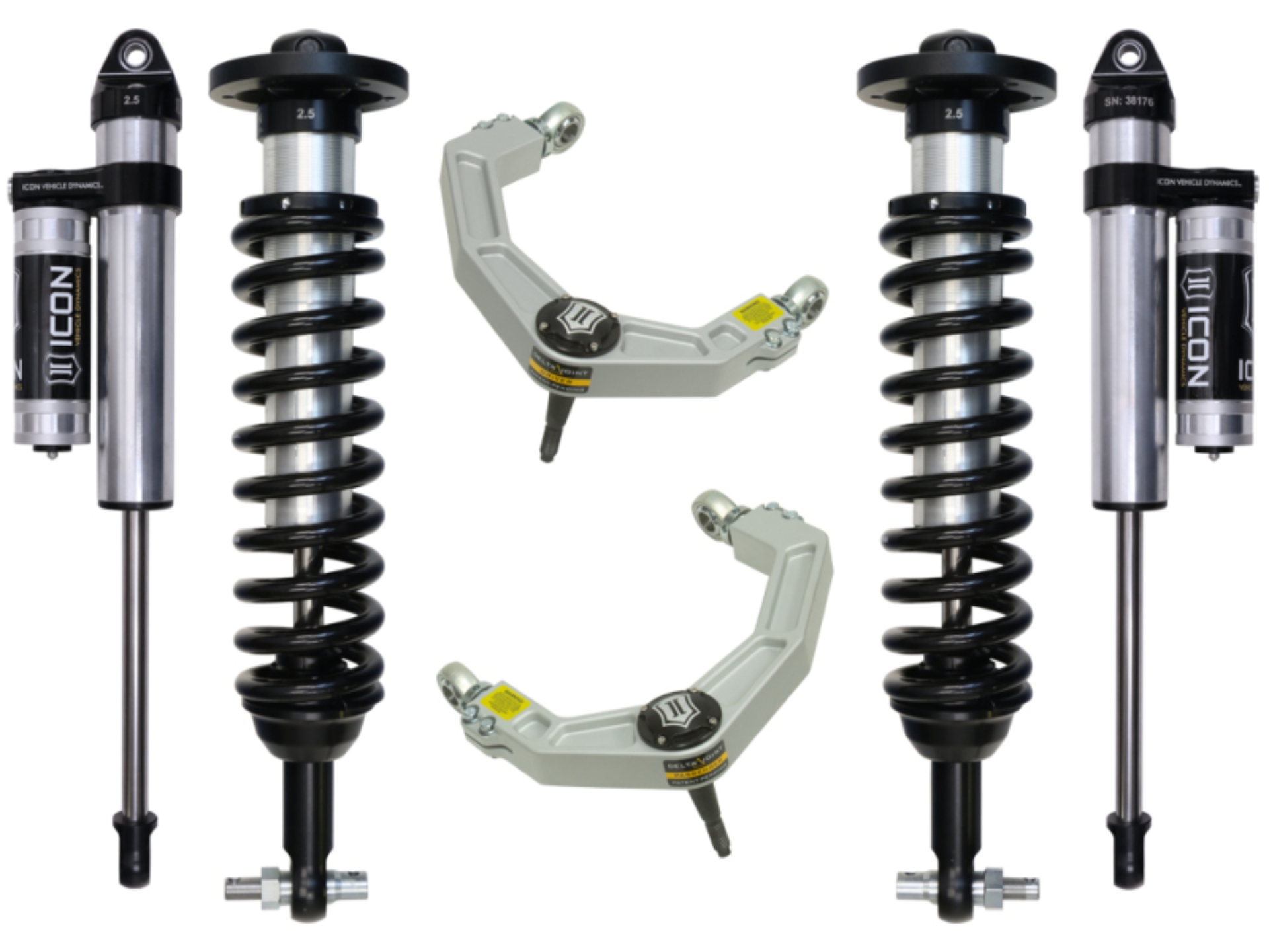 Picture of ICON 2015+ Ford F-150 4WD 0-2.63in Stage 3 Suspension System w/Billet Uca