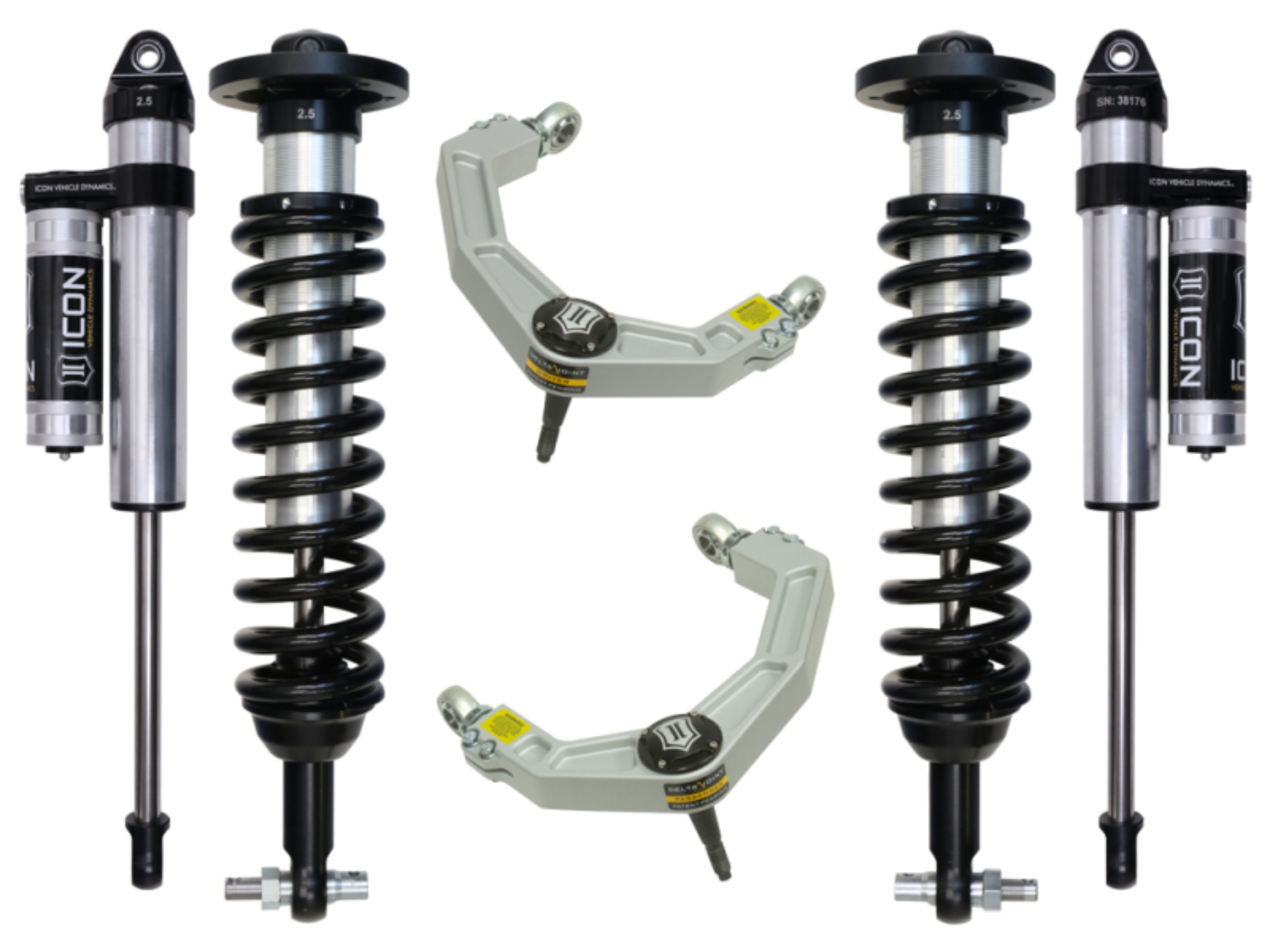 Picture of ICON 2015+ Ford F-150 2WD 0-3in Stage 3 Suspension System w/Billet Uca