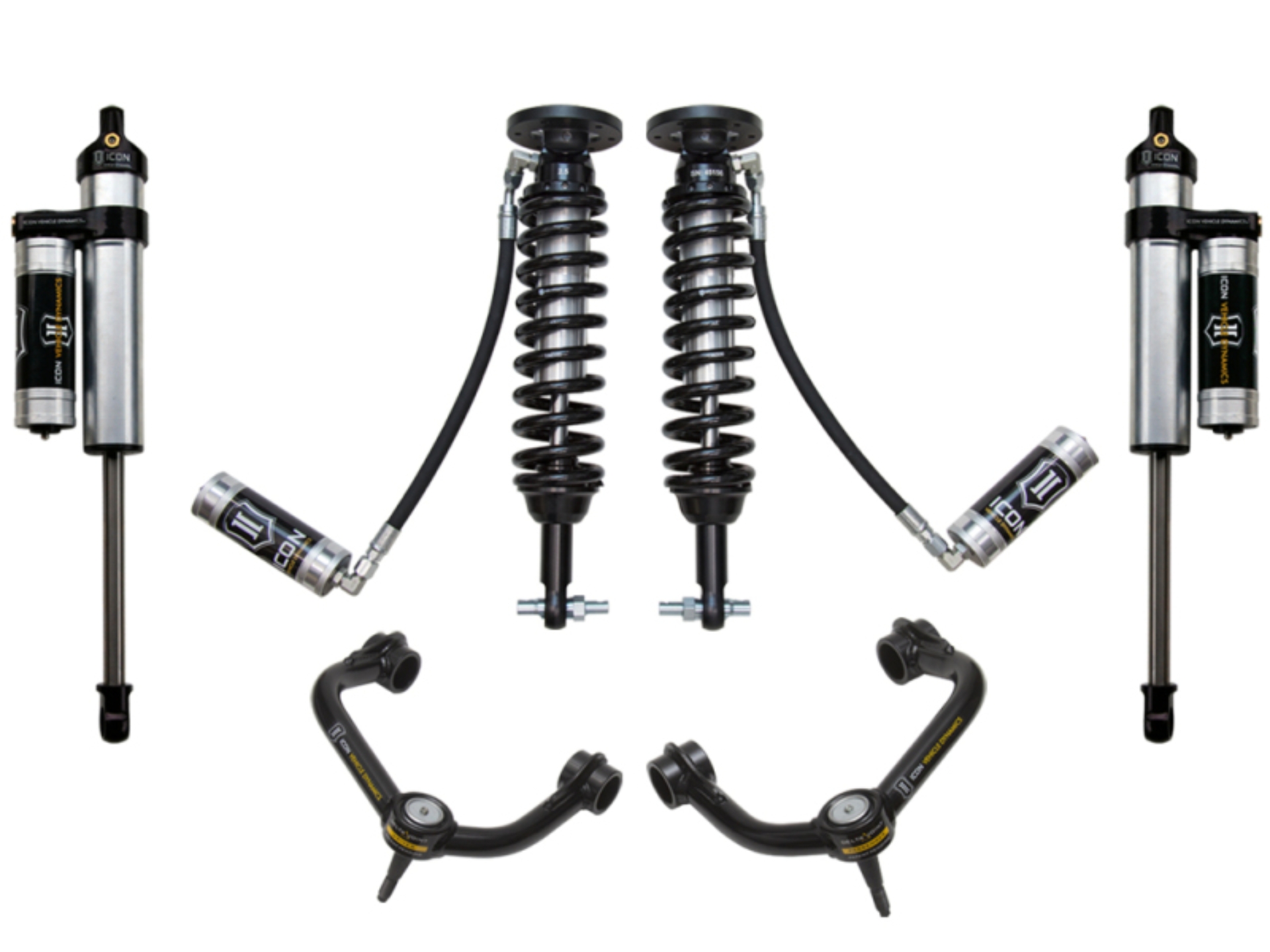 Picture of ICON 2014 Ford F-150 2WD 1.75-2.63in Stage 4 Suspension System w/Tubular Uca