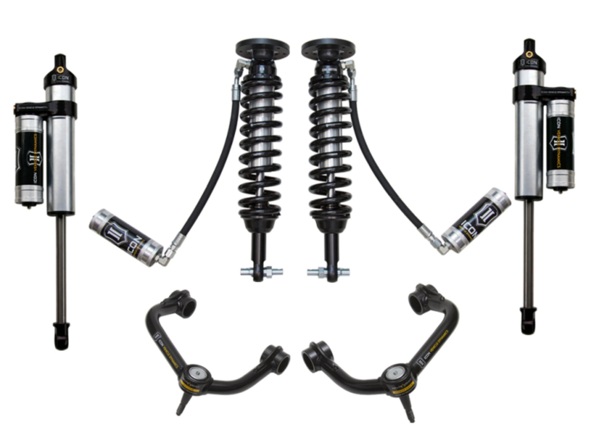 Picture of ICON 2014 Ford F-150 4WD 1.75-2.63in Stage 4 Suspension System w/Tubular Uca