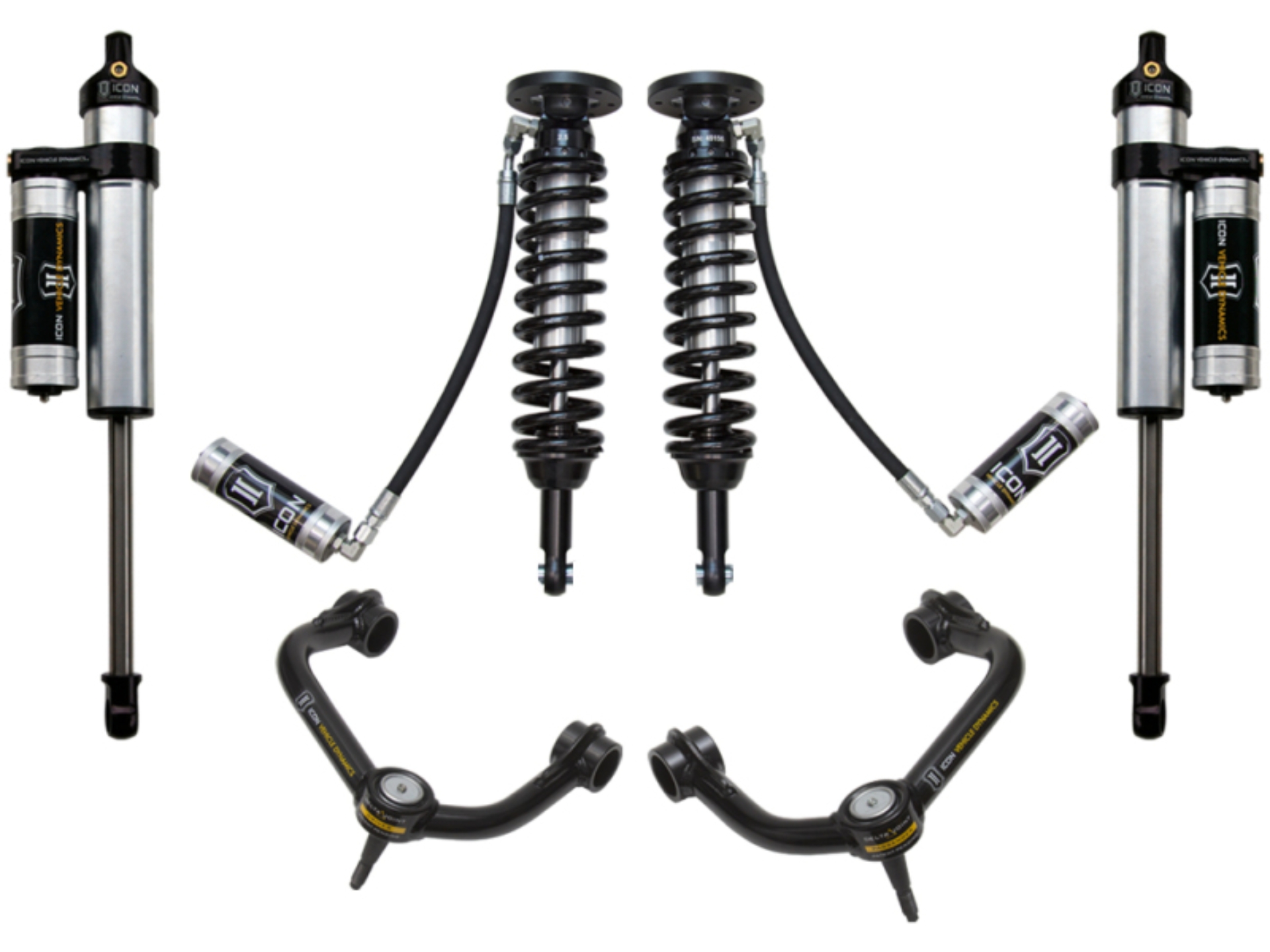 Picture of ICON 09-13 Ford F-150 4WD 1.75-2.63in Stage 4 Suspension System w/Tubular Uca