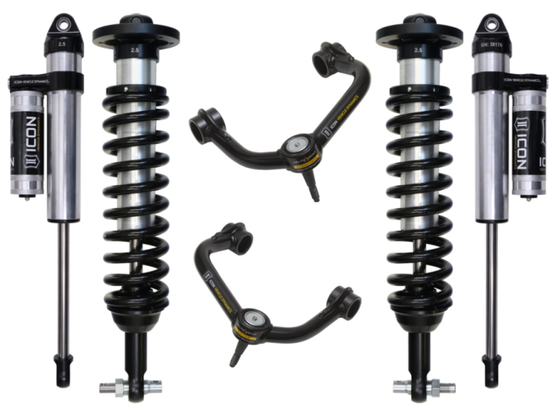 Picture of ICON 2015+ Ford F-150 2WD 0-3in Stage 3 Suspension System w/Tubular Uca