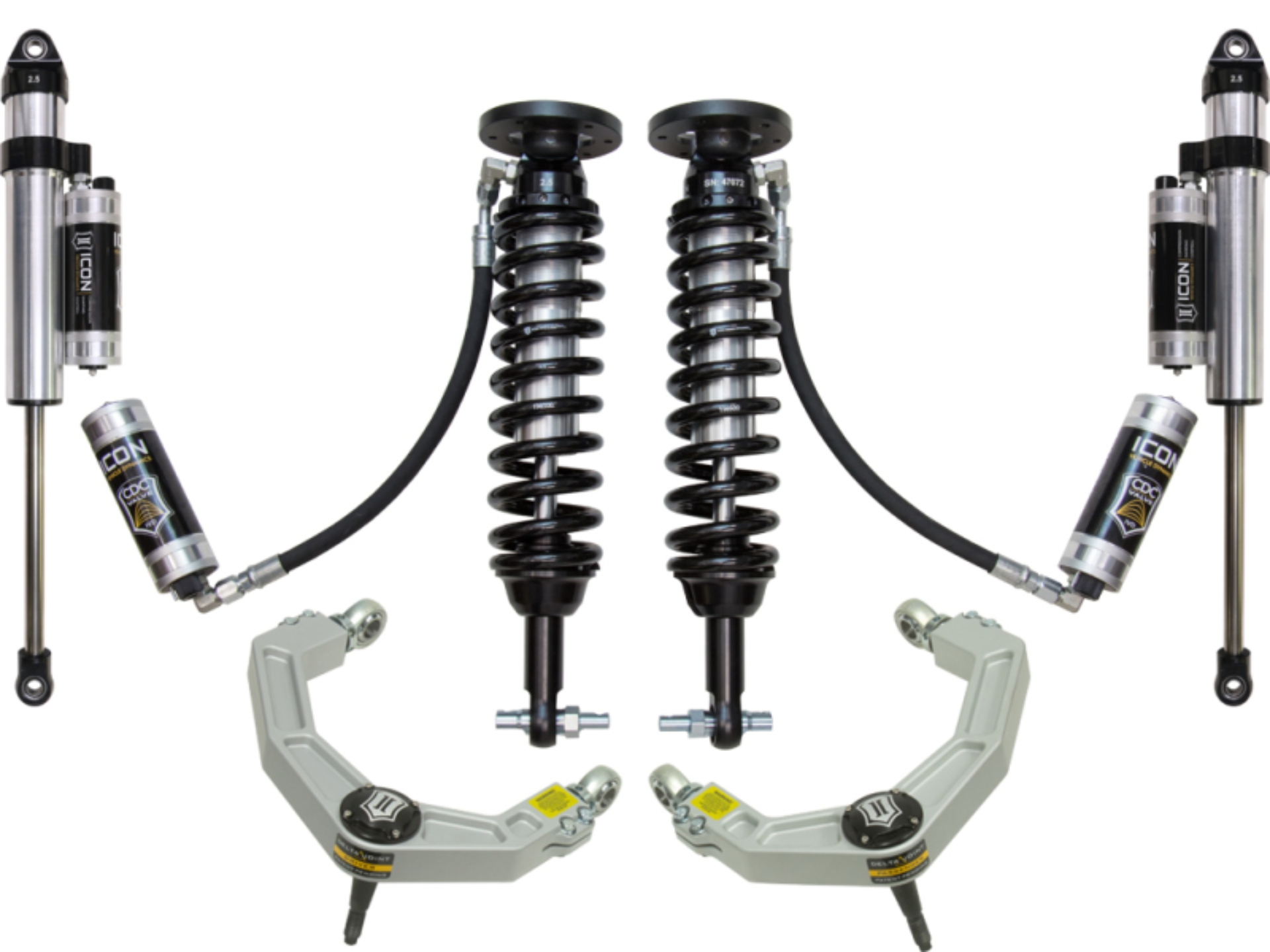 Picture of ICON 2015+ Ford F-150 4WD 2-2.63in Stage 5 Suspension System w/Billet Uca