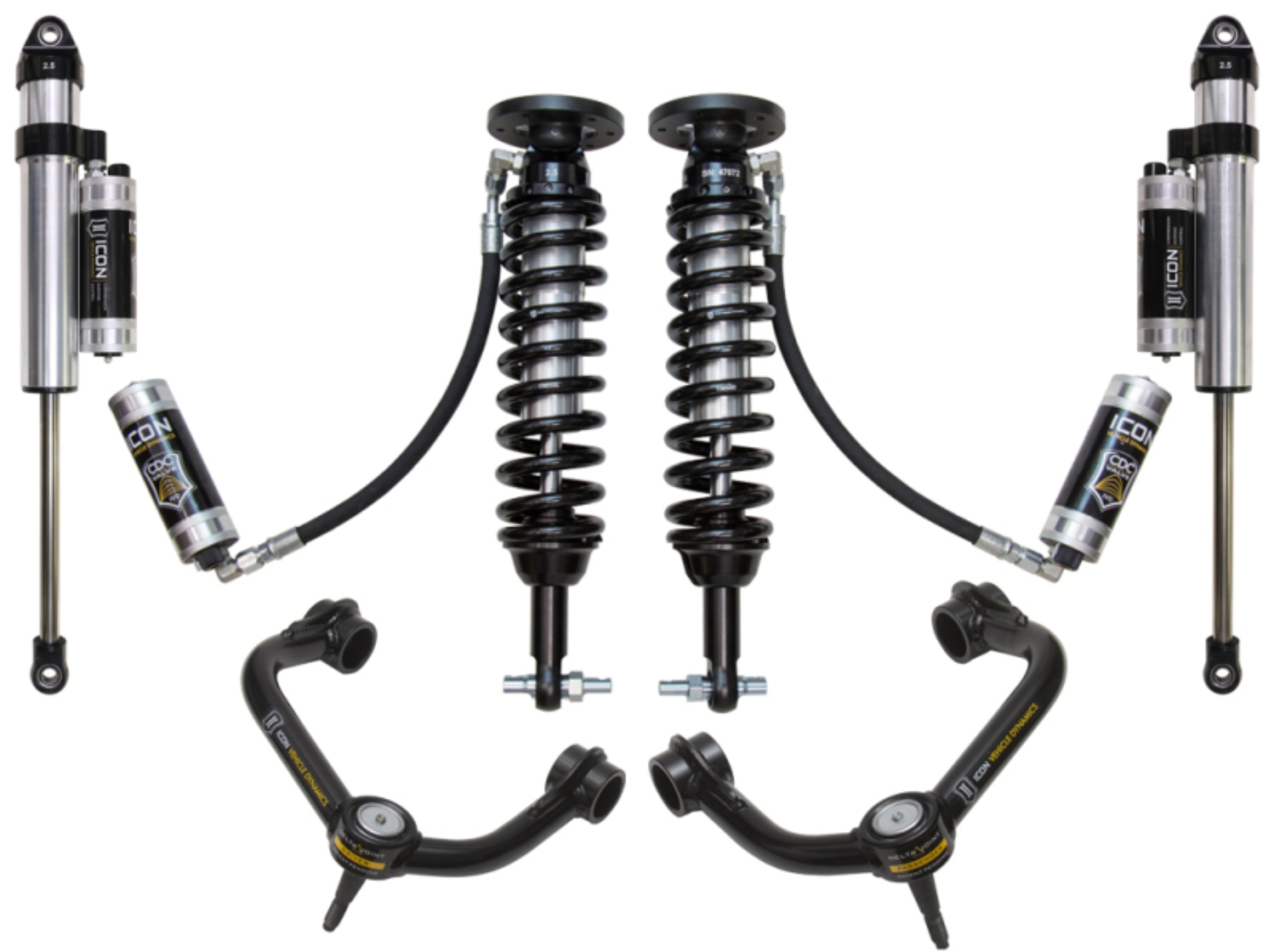 Picture of ICON 2015+ Ford F-150 2WD 1.75-3in Stage 5 Suspension System w/Tubular Uca