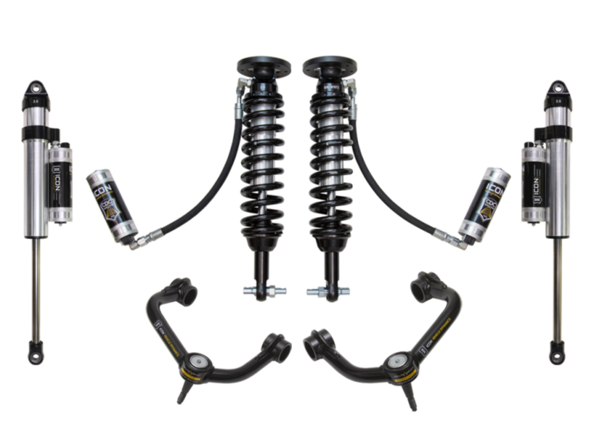 Picture of ICON 2014 Ford F-150 4WD 1.75-2.63in Stage 5 Suspension System w/Tubular Uca