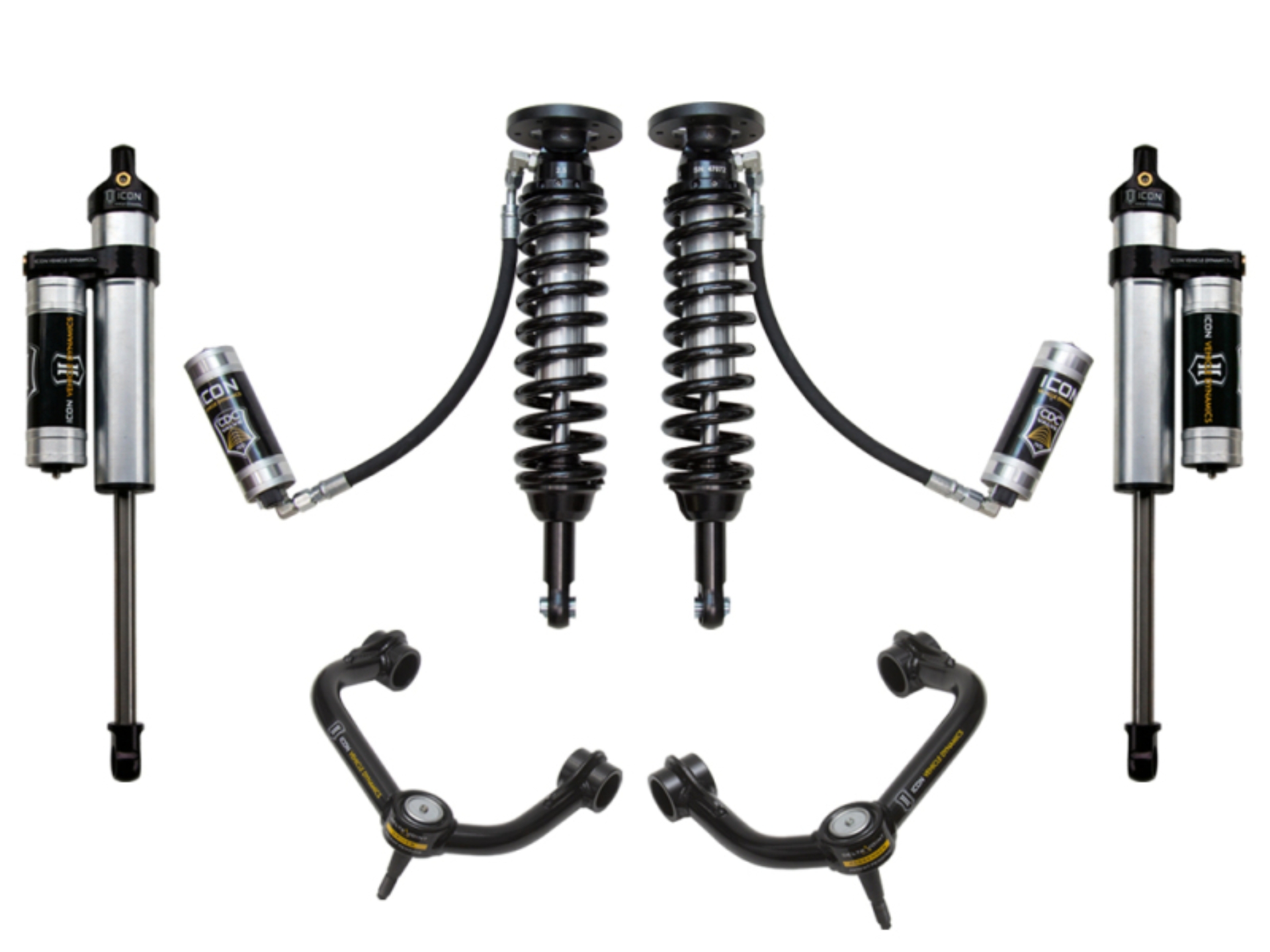 Picture of ICON 09-13 Ford F-150 2WD 1.75-2.63in Stage 4 Suspension System w/Tubular Uca