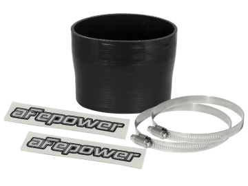 Picture of aFe Magnum FORCE (3-3/4in ID to 3-1/2in ID x 3in L) Straight Reducing Coupler - Black