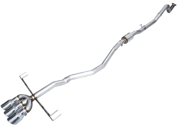 Picture of AWE Tuning 2024 Acura Integra Type S DE5 FWD Track Edition Exhaust w/ Triple Chrome Silver Tips