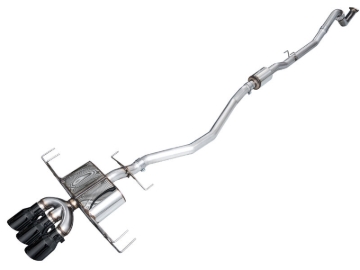 Picture of AWE Tuning 2024 Acura Integra Type S DE5 FWD Touring Edition Exhaust w/ Triple Diamond Black Tips