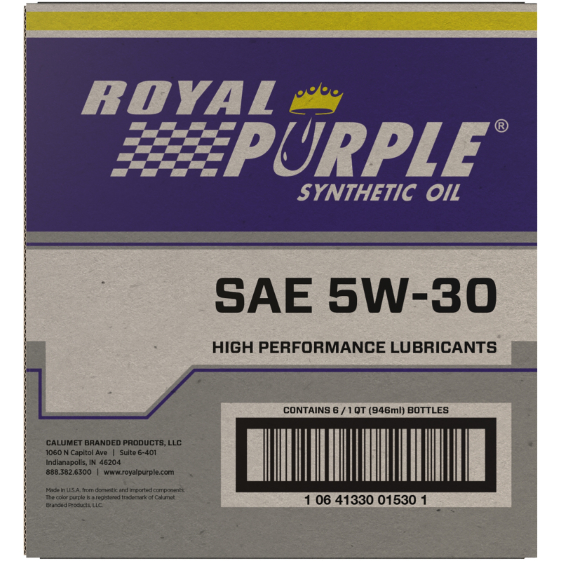 Picture of Royal Purple Premium Synthetic High Performance Multi-Grade 5W30 Motor Oil - 1 Quart