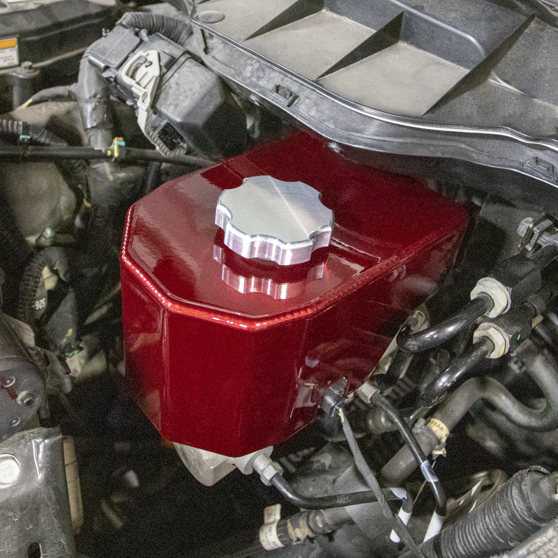 Picture of Wehrli 06-23 Cummins 5.9L/6.7L Brake Master Cylinder Cover - Candy Red
