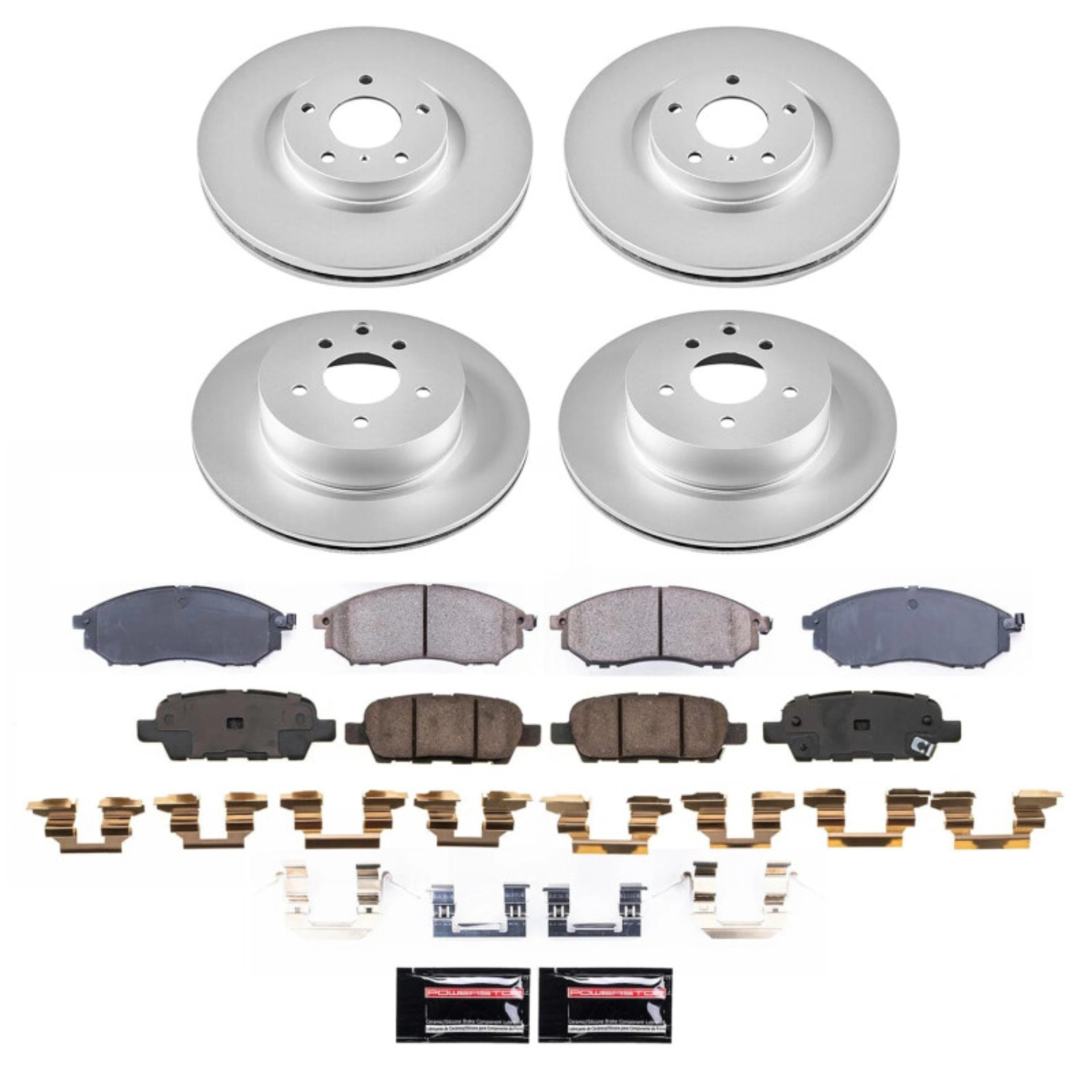 Picture of Power Stop 20-22 Cadillac CT4 Front Z17 Coated Brake Kit