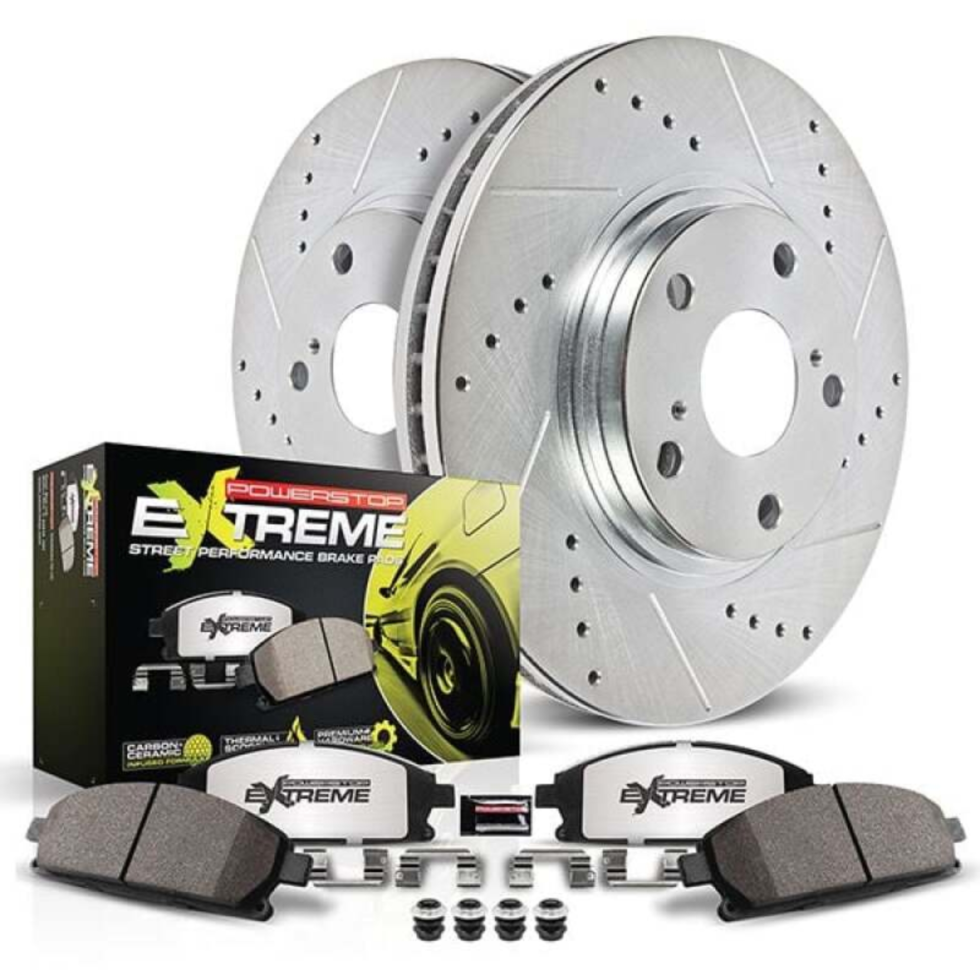 Picture of Power Stop 21-23 Ford Mustang Mach-E Front Z26 Street Brake Kit