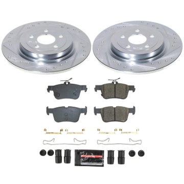 Picture of Power Stop 21-23 Ford Mustang Mach-E Rear Z23 Evolution Brake Kit