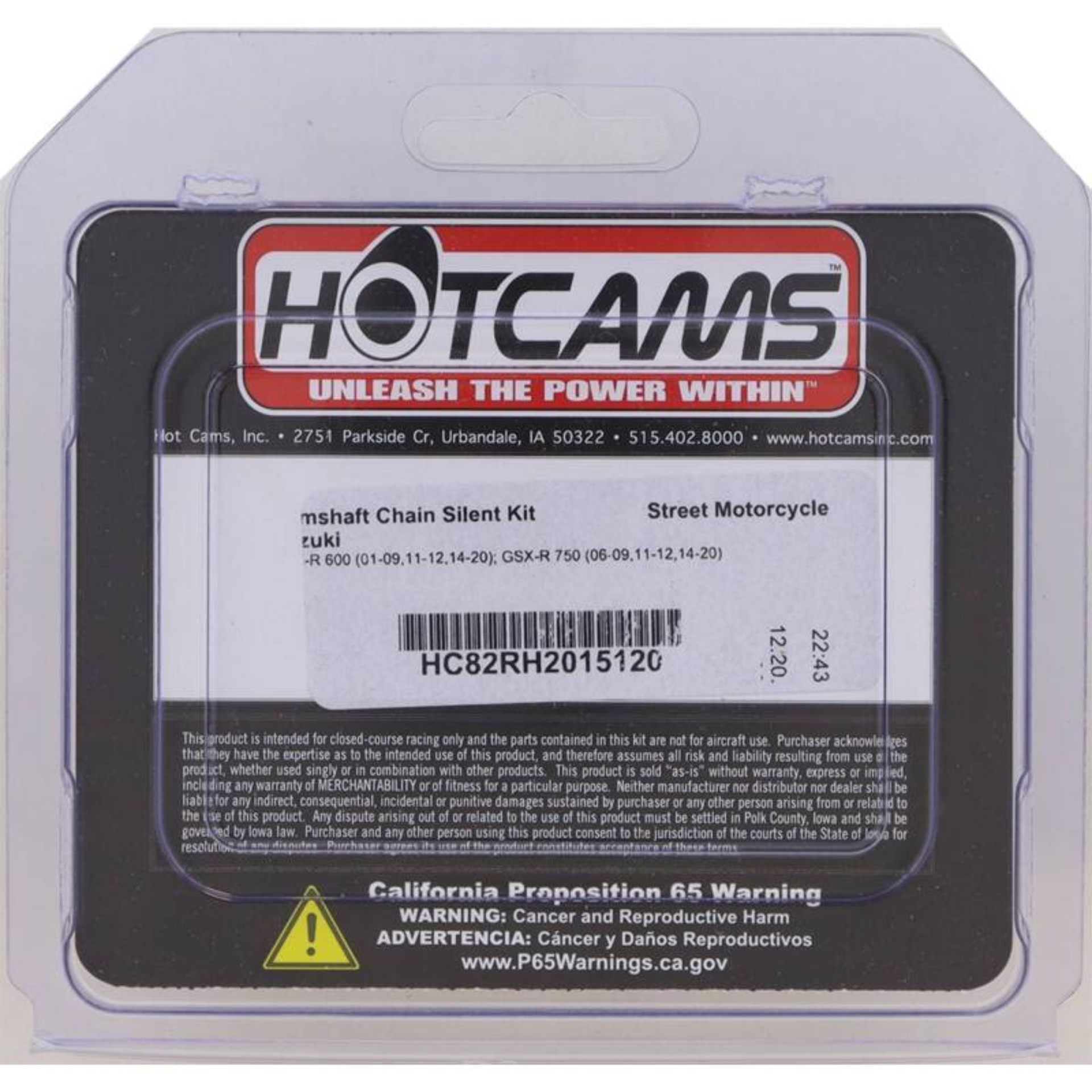 Picture of Hot Cams 01-09/11-12/14-20 GSX-R 600 Camshaft Chain Silent Kit
