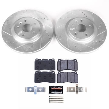 Picture of Power Stop 13-19 Cadillac XTS Front Track Day Brake Kit