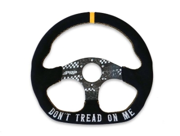Picture of PRP Dont Tread on Me Comp-R Suede Steering Wheel (D-Shaped)