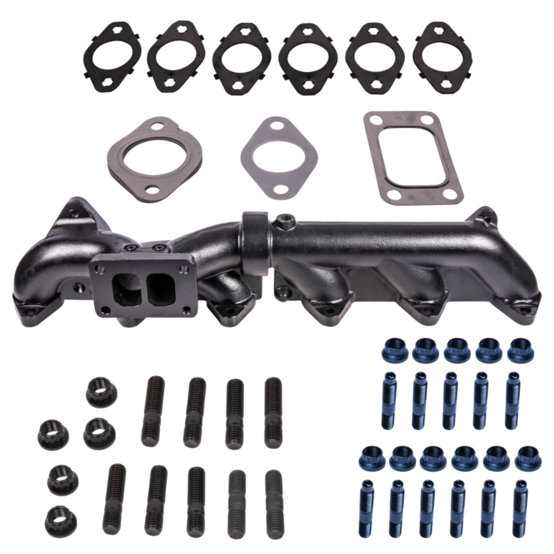 Picture of ATS Diesel 07-18 Dodge Cummins 6.7L Pulse Flow Exhaust Manifold Kit w/ Gaskets & Hardware