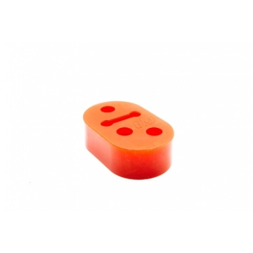 Picture of Turbo XS Universal 12mm Two Position Polyurethane Exhaust Hanger - Red