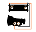 Picture of Fleece Performance 03-07 Dodge Ram 2500/3500 Transmission Cooler & Line Kit