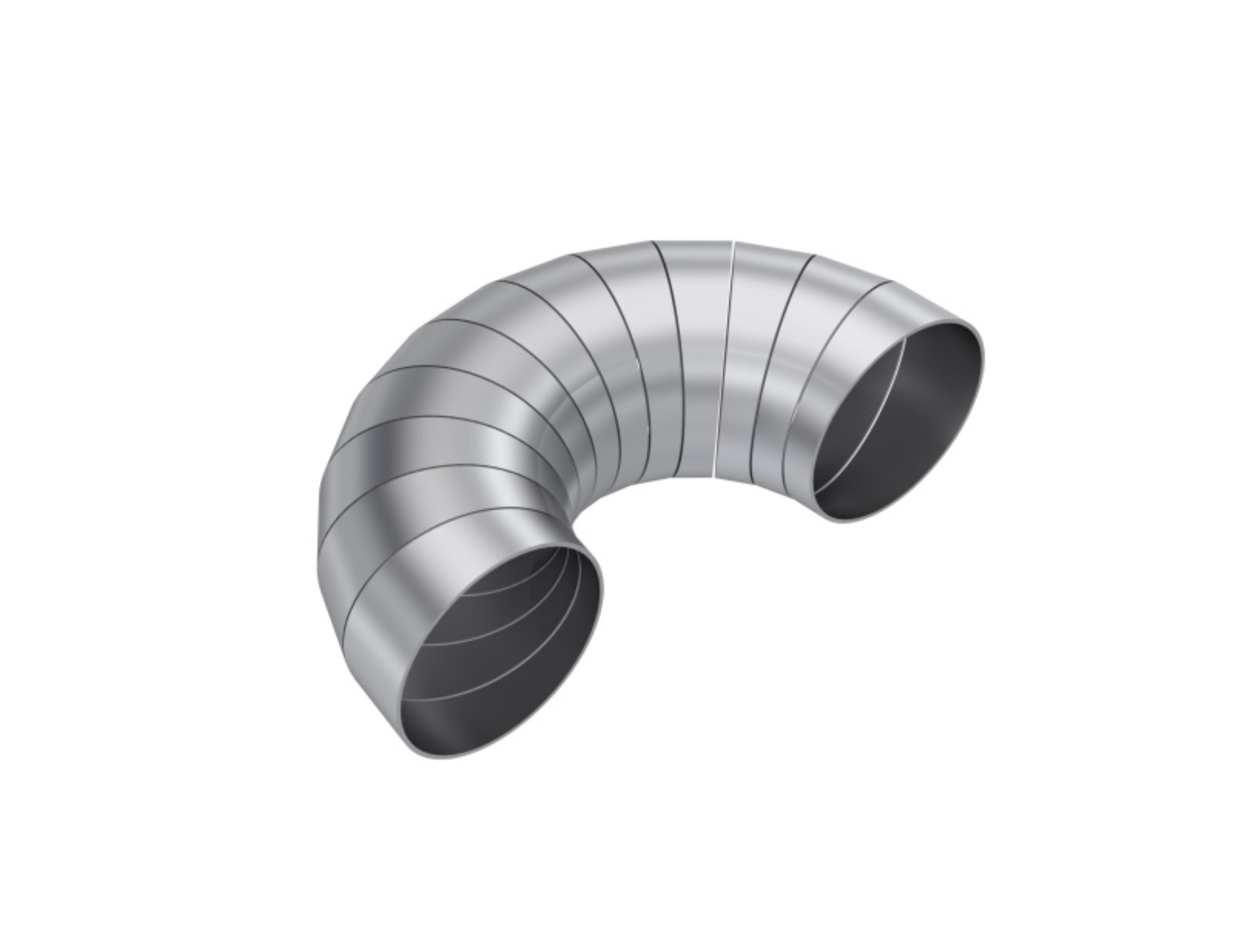 Picture of MBRP T304 Stainless Steel 3in Dia 180 Deg Universal Pie Cut Kit
