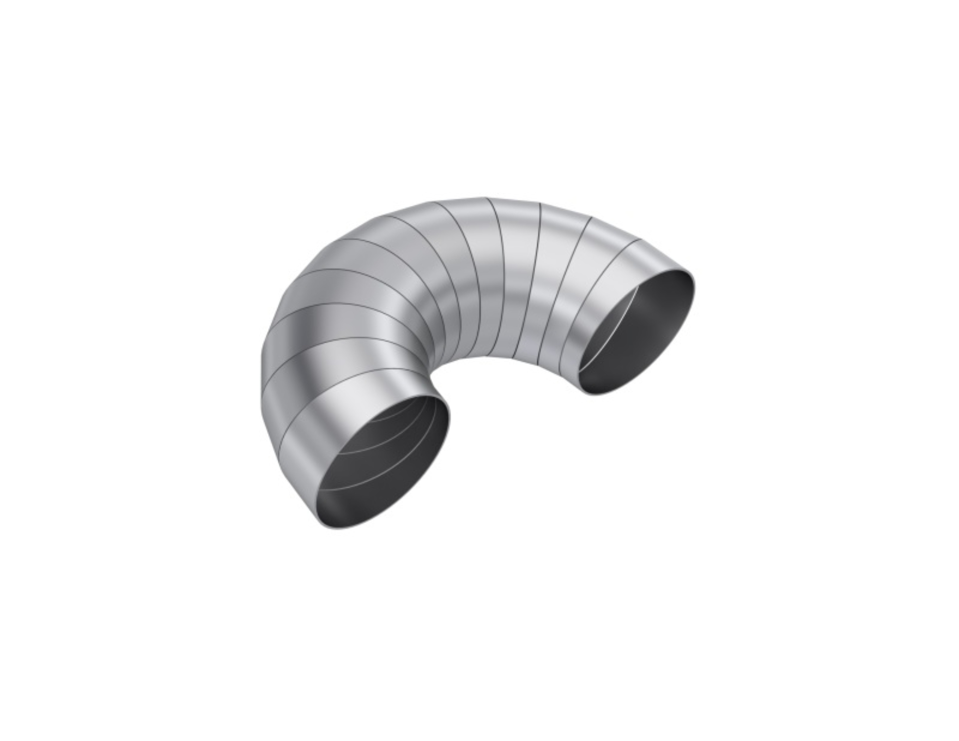 Picture of MBRP T304 Stainless Steel 4in Dia 180 Deg Universal Pie Cut Kit