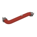 Picture of K&N 23-24 Toyota GR Corolla L3 1.6L Charge Pipe Kit - Wrinkle Red