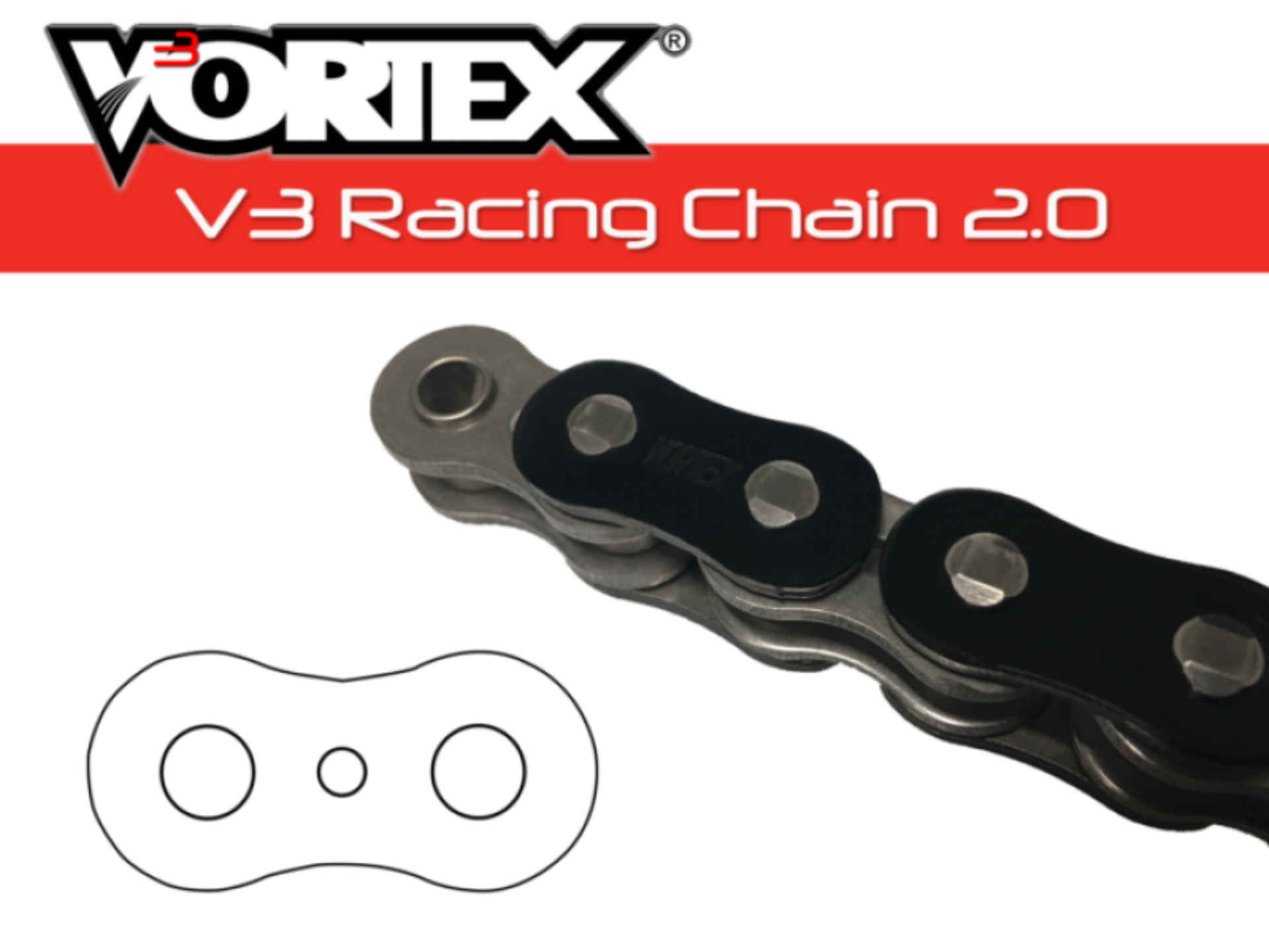 Picture of Vortex Racing VTX Chains - 530RX3-116