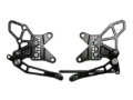 Picture of Vortex Racing 09-12 Kawasaki ZX600 Ninja ZX-6R Adjustable Rearsets- Black