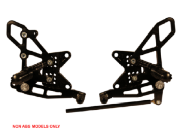 Picture of Vortex Racing 11-15 Kawasaki ZX-10R Ninja ZX1000 Rear Set- Black