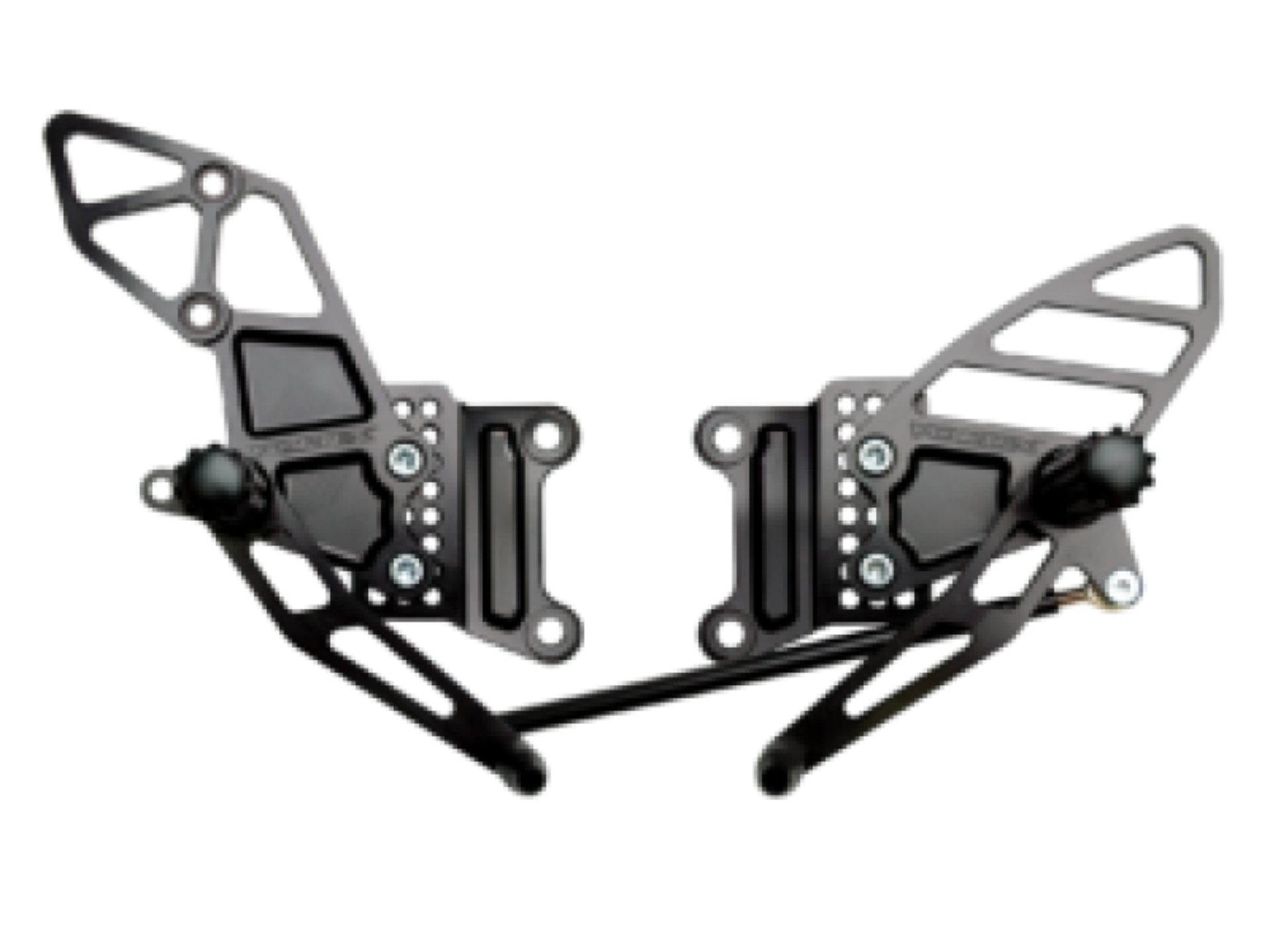 Picture of Vortex Racing 07-08 Kawasaki ZX600 Ninja ZX-6R,05-06 ZX600 Ninja ZX-6RR Adjustable Rearsets- Black