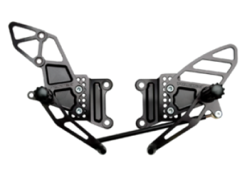 Picture of Vortex Racing 07-08 Kawasaki ZX600 Ninja ZX-6R,05-06 ZX600 Ninja ZX-6RR Adjustable Rearsets- Black