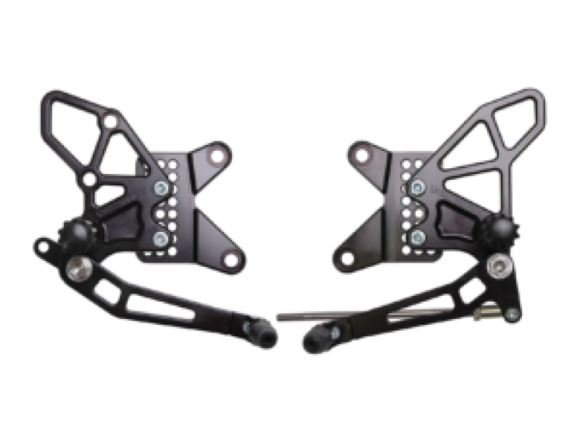 Picture of Vortex Racing 13-18 Kawasaki ZX636 Ninja ZX-6R Rear Set- Black